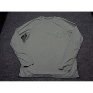 Vuori Shirt Mens L Gray Tradewind Performance Long Sleeve V177 Athleisure